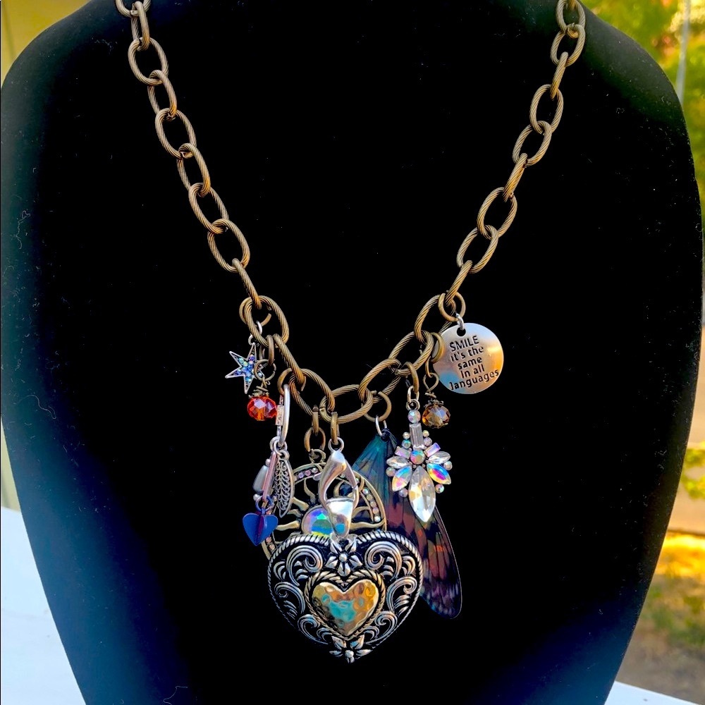 One of a kind charm necklace